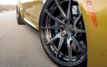 Cerchi VELOS VLS-01 sulla BMW M3 verniciata Austin Yellow