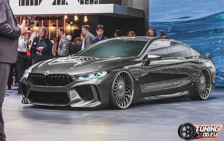 BMW 850i Gran Coupe BBS Wheels Tuning Bitterböse   BMW Concept M8 Gran Coupé (2018) by tuningblog