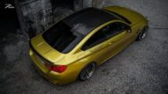 BMW M4 Austin Yellow Gelb ZP.2 Tuning 7 190x107 Perfekt   BMW M4 in Austin Yellow Gelb auf ZP.2 Felgen