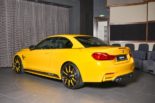 قصة الصورة: سيارة شنيتزر BMW M4 المكشوفة مطلية باللون الأصفر