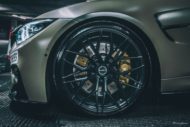 Brixton Forged CM10 rims on the Olive BMW M3 F80