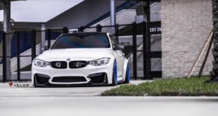 BMW M3 F80 Velos Designwerks D7 Tuning blau 13 310x165 Yeeeear   BMW M3 F80 Limousine auf blauen Velos Felgen
