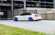 Yeeeear - BMW M3 F80 sedan on blue velos rims