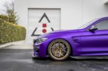 Matte Purple BMW M4 Vorsteiner GTS VRS Bodykit Tuning 14 155x103