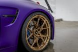 Matte Purple BMW M4 Vorsteiner GTS VRS Bodykit Tuning 17 155x103