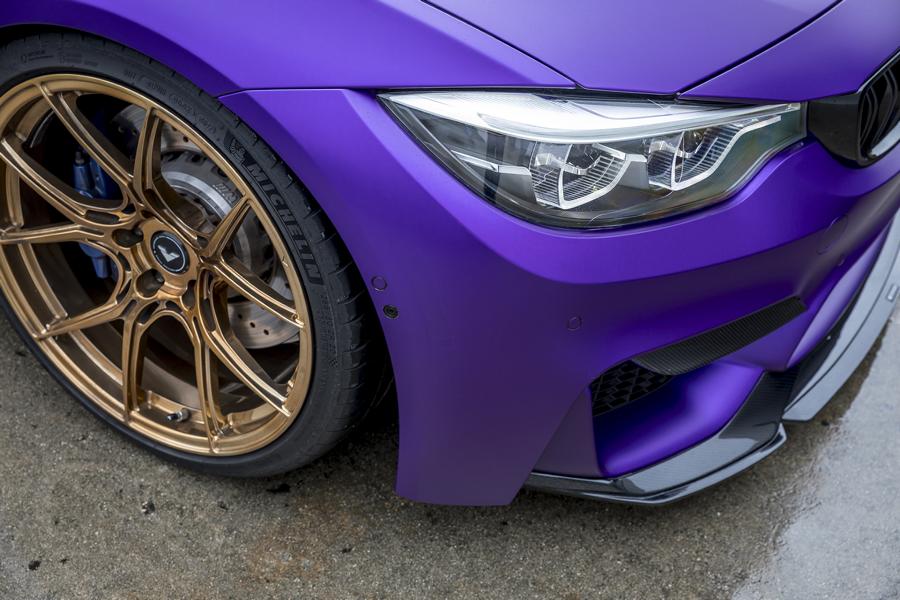 Matte Purple BMW M4 Vorsteiner GTS VRS Bodykit Tuning 31