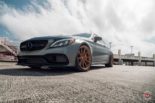 Fits perfectly - Mercedes-Benz C63S on Vossen M-X2 rims