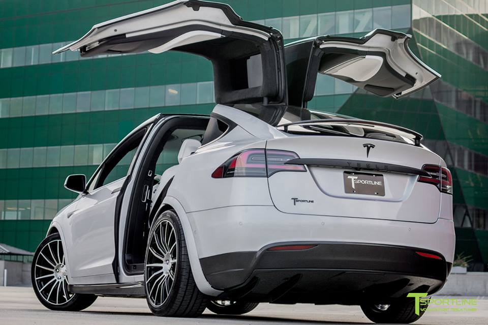 T Sportline Tesla Model X Carbon Bodykit Tuning 2 Dezenter Stromer   T Sportline Tesla Model X mit Carbon Bodykit