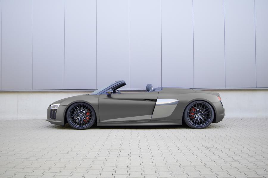 Suspension option for supercars - Height adjustable H & R suspension systems (HVF) for the Audi R8