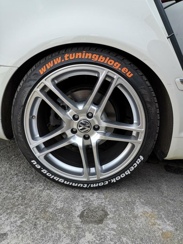 Reifensticker Reifenaufkleber Tire Style Testbericht Erfahrungen erlaubt 16 Reifen mit weißer Schrift   Wissenswertes und Nützliches!