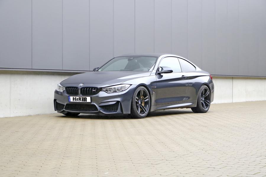 BMW M4 met in hoogte verstelbaar H&R HVF-veersysteem – afstemming voor liefhebbers van rijdynamiek