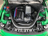 Konstrukcja samochodu TVW - BMW M4 F82 w kolorze indywidualnego sygnału zielonego