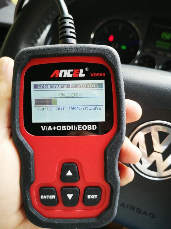 ANCEL VD500 VW OBD2 Testbericht 3 Klima defekt   ANCEL VD500 OBD2 Scanner wusste warum