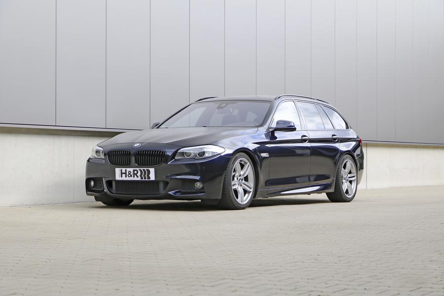 BMW 5er 5K F11 HR Gewindefedern Tuning 2 Maximale Freude am Fahren: 5er BMW mit H&R Gewindefedern