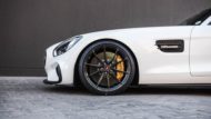 Discreet: Mercedes-Benz AMG GT's op Vossen M-X2 velgen