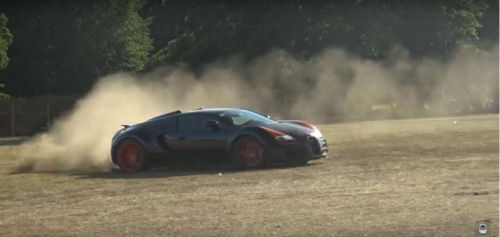 بالفيديو: بدون كلمات – الطرق الوعرة في سيارة Bugatti Veyron Grand Sport Vitesse