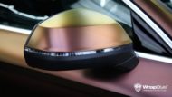 TOP – Satin Flip Volcanic Flare-folie op de Audi Q5 SUV