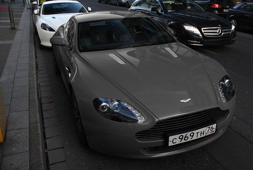 Russia License Plate Aston Martin