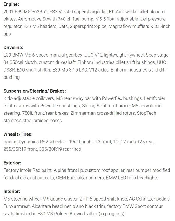 Een M7 uit een prentenboek: BMW E38 met S62 supercharger