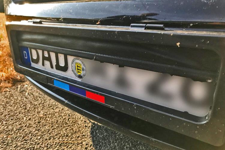 On Click! License plate disappears before police