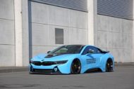 Blauhaft – Maxklusiv & mbDESIGN BMW i8 على 21 بوصة
