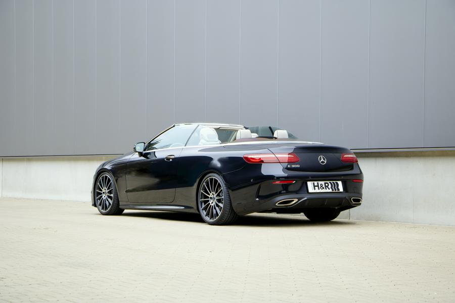 Catwalk Condition: The E-Class Cabriolet with H & R coil springs