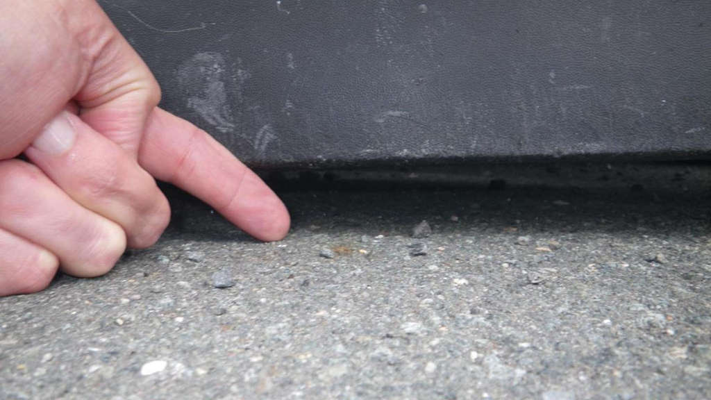 1,5 cm pouces de garde au sol - VW Golf GTI arrêté