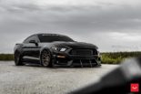 Vossen Hybrid Forged HF-2 rims on the Ford Mustang GT