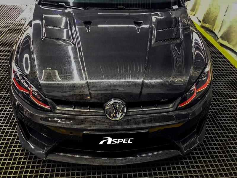 Actualizar! Aspec PPV400S kit de cuerpo completo de carbono en el VW Golf