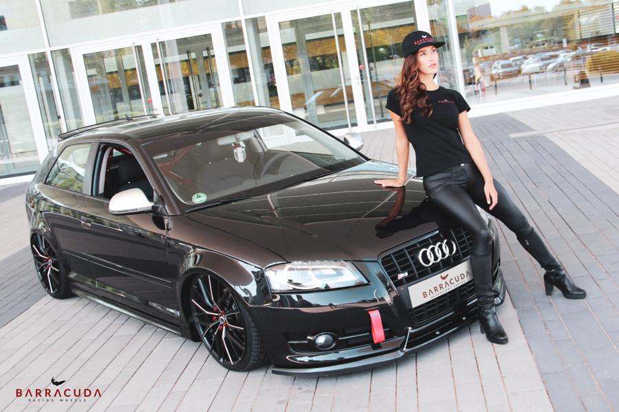 Top: Audi S3 (8P) with Project 3.0 rims and air suspension