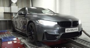 BMW M4 Evolve Chiptuning Downpipe 310x165 Video: BMW M4 mit Evolve Chiptuning und Downpipe