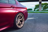 Highlight: roues HRE S101 sur la BMW M5 F90 Frozen Red