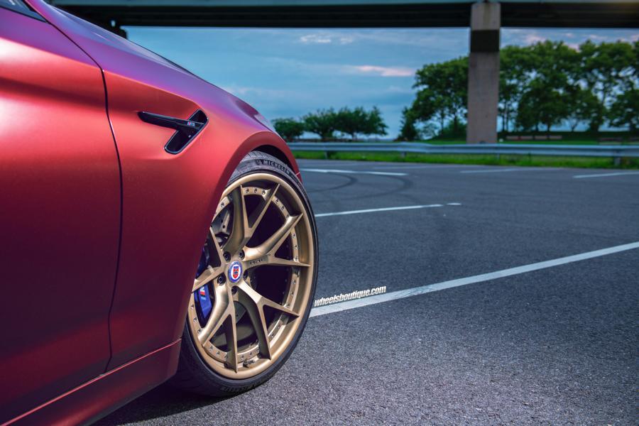 Highlight: HRE S101 wheels on the Frozen Red BMW M5 F90
