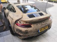 Echte koffieboon: Porsche 911 met “Coffee Brother” wrap