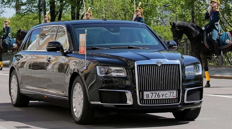 Nami Aurus Senat mit Posche V8 von Wladimir Putin Auf Nummer sicher   eine Fahrzeugpanzerung schützt!