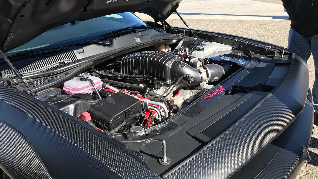 Speedkore Dodge Challenger Hellcat Vollcarbon 2018 1 Video: Vollcarbon Dodge Challenger jetzt mit 1.400 PS