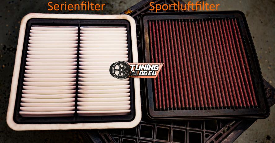 Sportluftfilter KN Tuning Filtermatte 2 Mehr Luft   Die Vorzüge eines Sportluftfilters im Detail