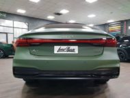 Hot - Full Foliage in Matte Green on the 2018 Audi A7 (C8)