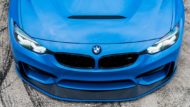 Yas Marina Blue &#038; ADV.1 Wheels am BMW M4 Coupe