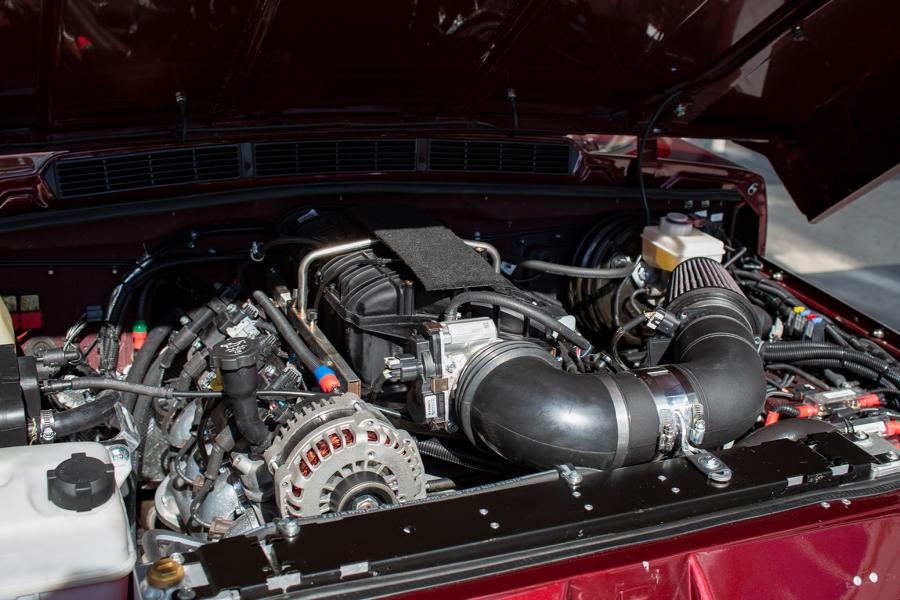 6.2L LS3 V8 - the project "Red Rover" from the tuner ECD