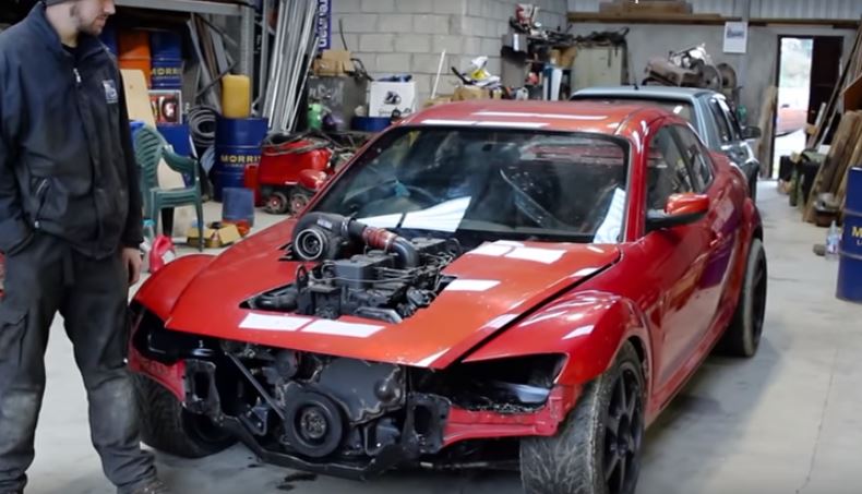 Video: Cummins 6BT diesel in Mazda RX-Hate (RX-8)