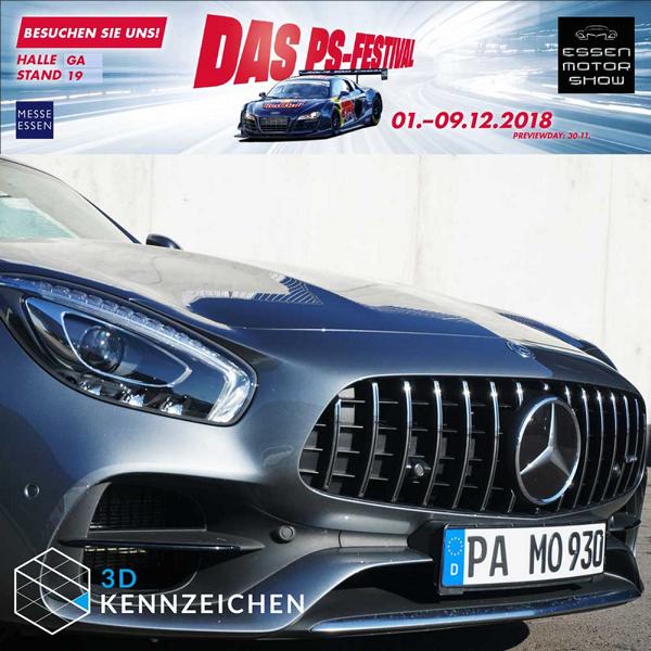 Germany-wide officially permitted: 3D license plate in carbon look