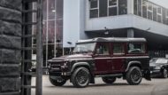 Kahn Design Land Rover Defender Burgunderrot Tuning 2018 4 190x107