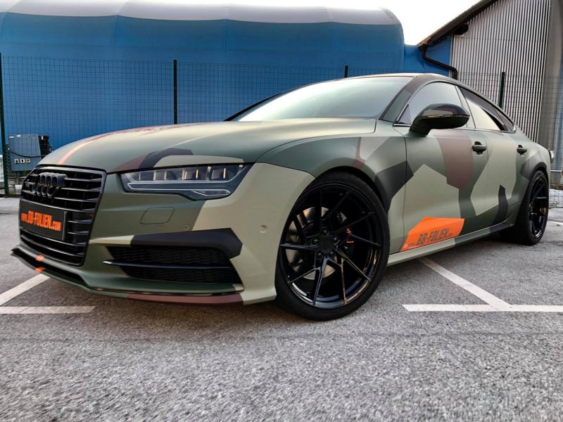 2018 Audi A7 C7 Sportback Performance Camouflage Foil Tuning 33