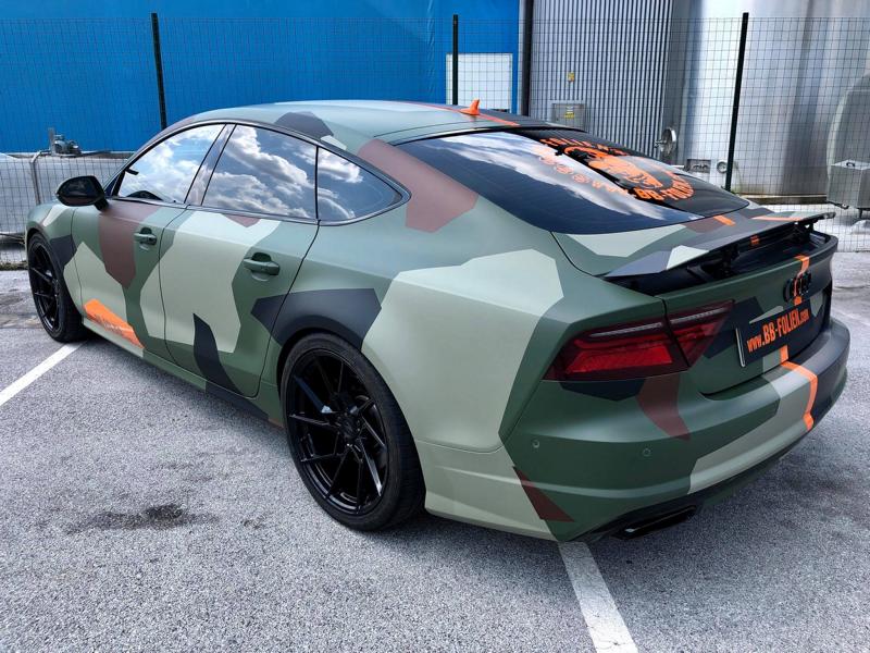 2018 Audi A7 C7 Sportback Performance Camouflage Folierung Tuning 40