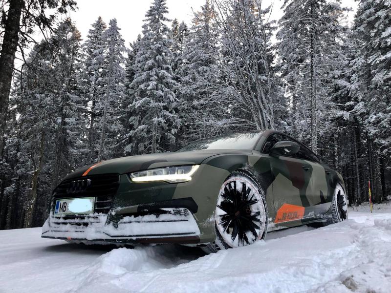 2018 Audi A7 C7 Sportback Performance Camouflage Folierung Tuning 54