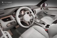 Intérieur Porsche Macan en or rose et cuir Nappa