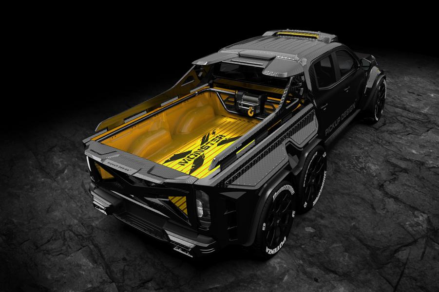 EXY Monster X Concept Mercedes X Klasse W470 Tuning Carbon 4 The King   EXY Monster X Concept Mercedes X Klasse