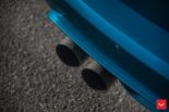 Long Beach blue BMW X5M F85 Vossen HF 1 Felgen Tuning 8 155x103 Perfekter Auftritt   BMW X5M auf Vossen HF 1 Felgen