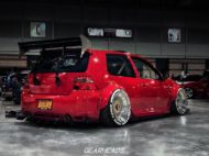 Widebody VW Golf Airlift Tuning R32 BBS R888 Alu’s 9 190x142